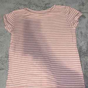 striped cropped t-shirt
